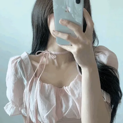 [주문폭주/당일발송] 리본 홀터넥 셔링 퍼프블라우스/  뒷밴딩 퍼프블라우스 스퀘어넥 프릴블라우스 데이트룩 여름블라우스 크롭