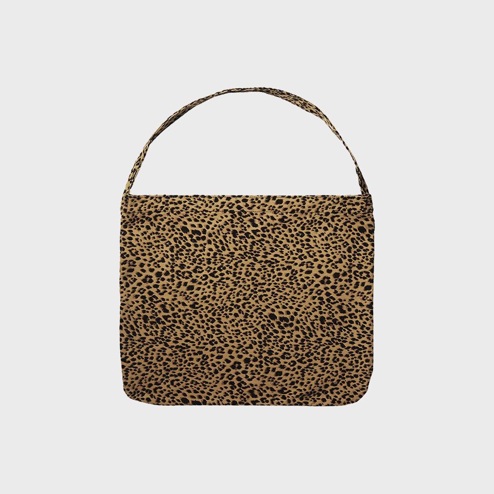 22Y LEOPARD CORDUROY ECO BAG-BROWN