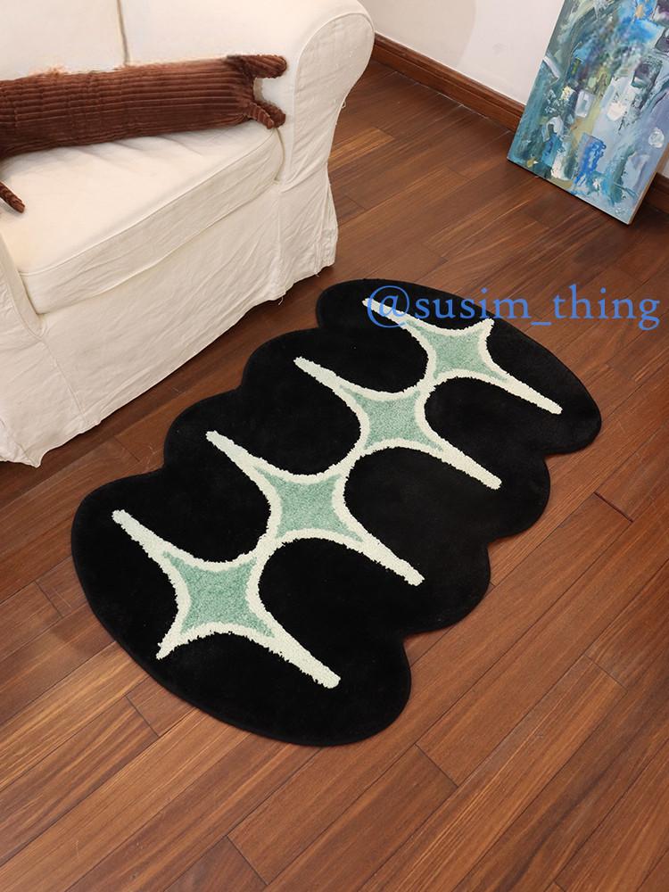 수심 Vintage Star Rug 모던 스타 러그 발매트 거실 인테리어 카페 쇼룸