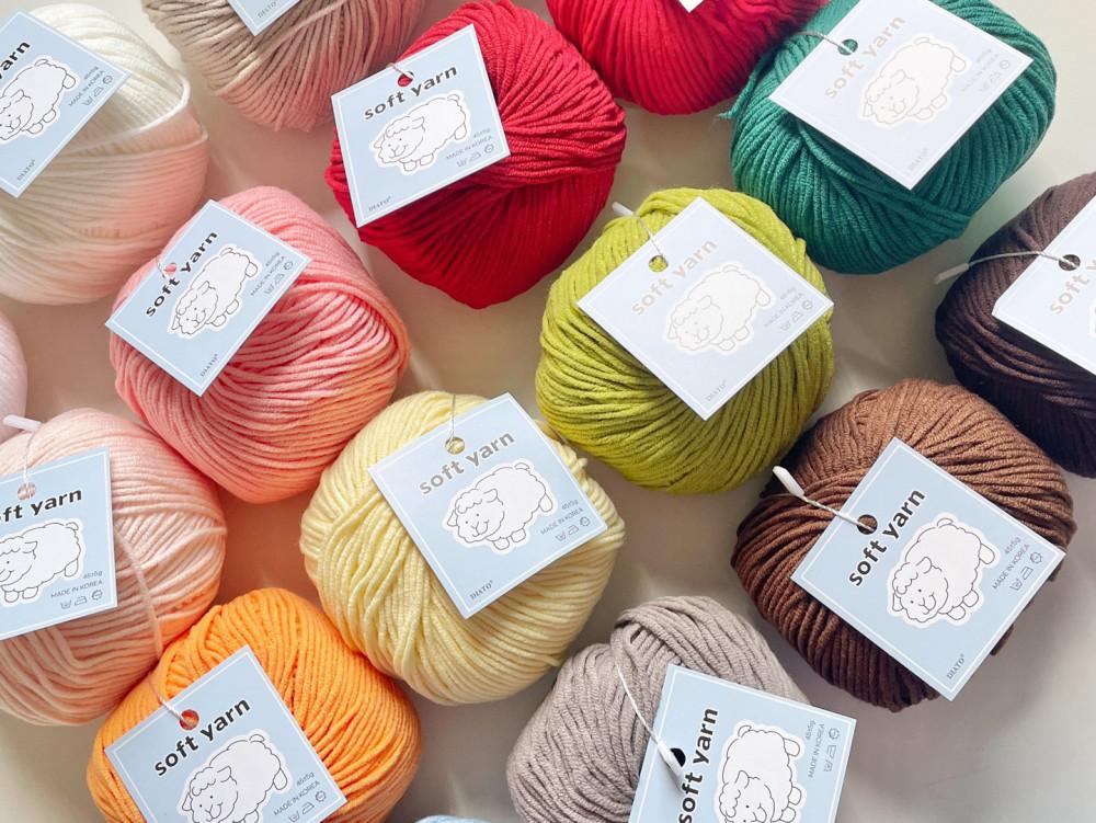 soft yarn / 소프트얀 (10+1) 인형실  뜨개실 소품 가방