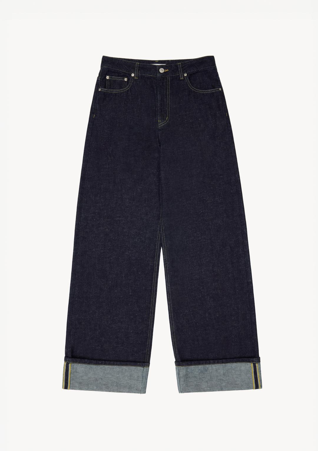 Nimes Selvedge Denim in Deep Blue