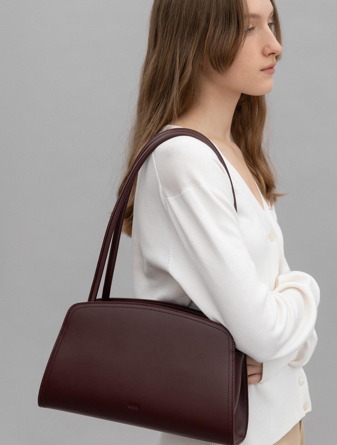Taco shoulder bag Bordeaux