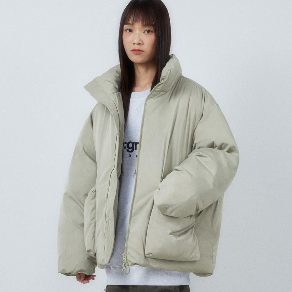 볼드포켓 라운드 숏패딩_2 COLOR