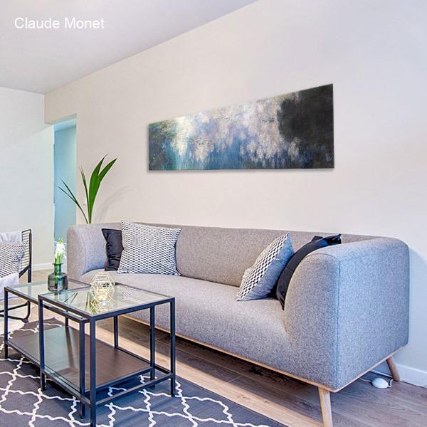 거실액자 모네그림 명화 31종 캔버스 파노라마