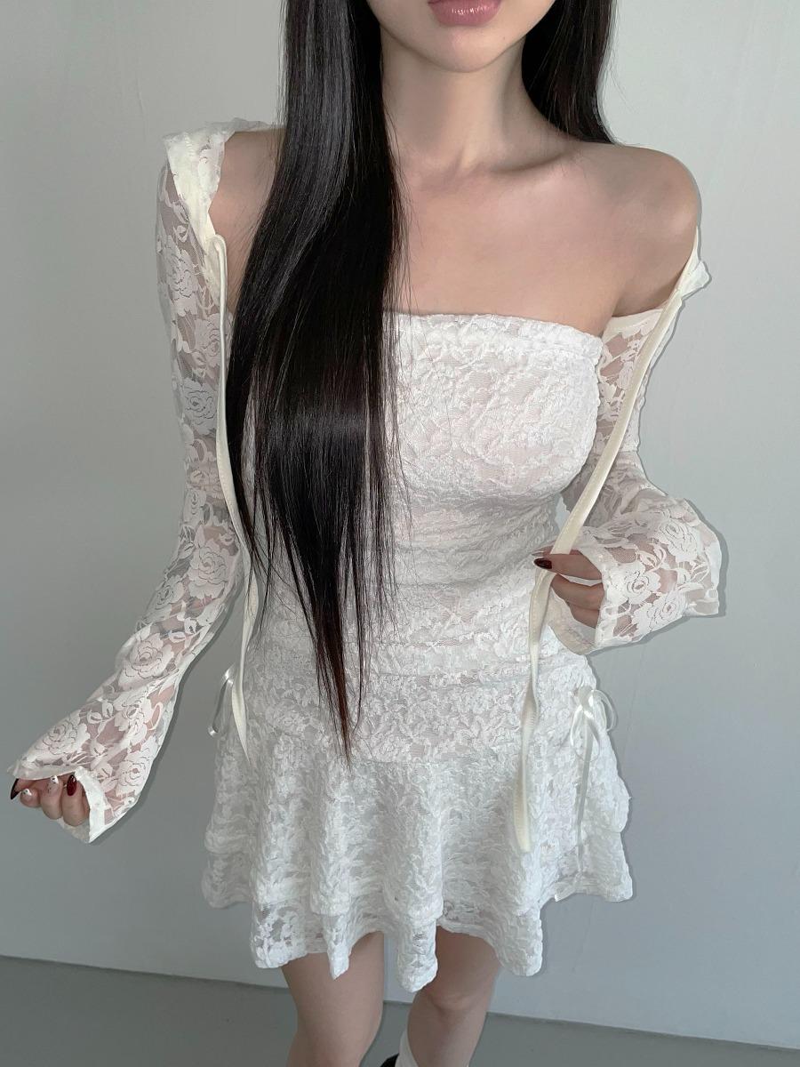 suzume rose hood bolero(3 color)