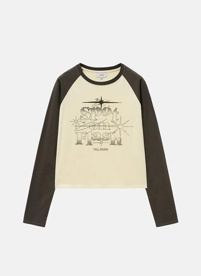 DOODLE RAGLAN LONG SLEEVES beige