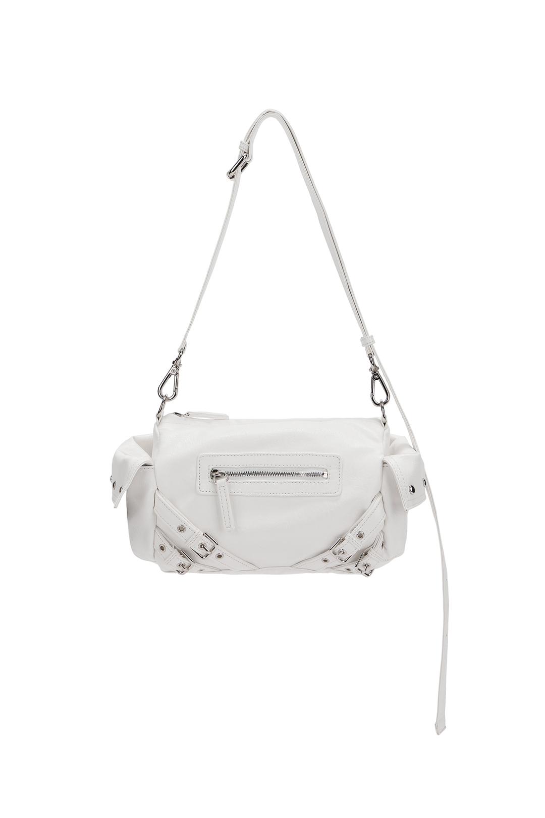 STUD POCKET BAG IN IVORY