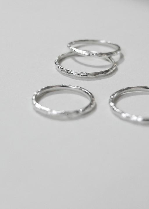 wild texture ring "잘때도 차고잘래"