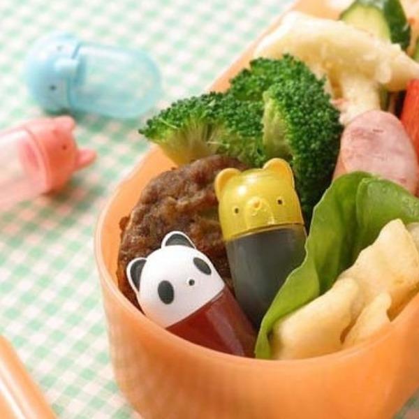 토루네 도시락꾸미기 도시락용 미니 소스통 간장통 (동물친구)