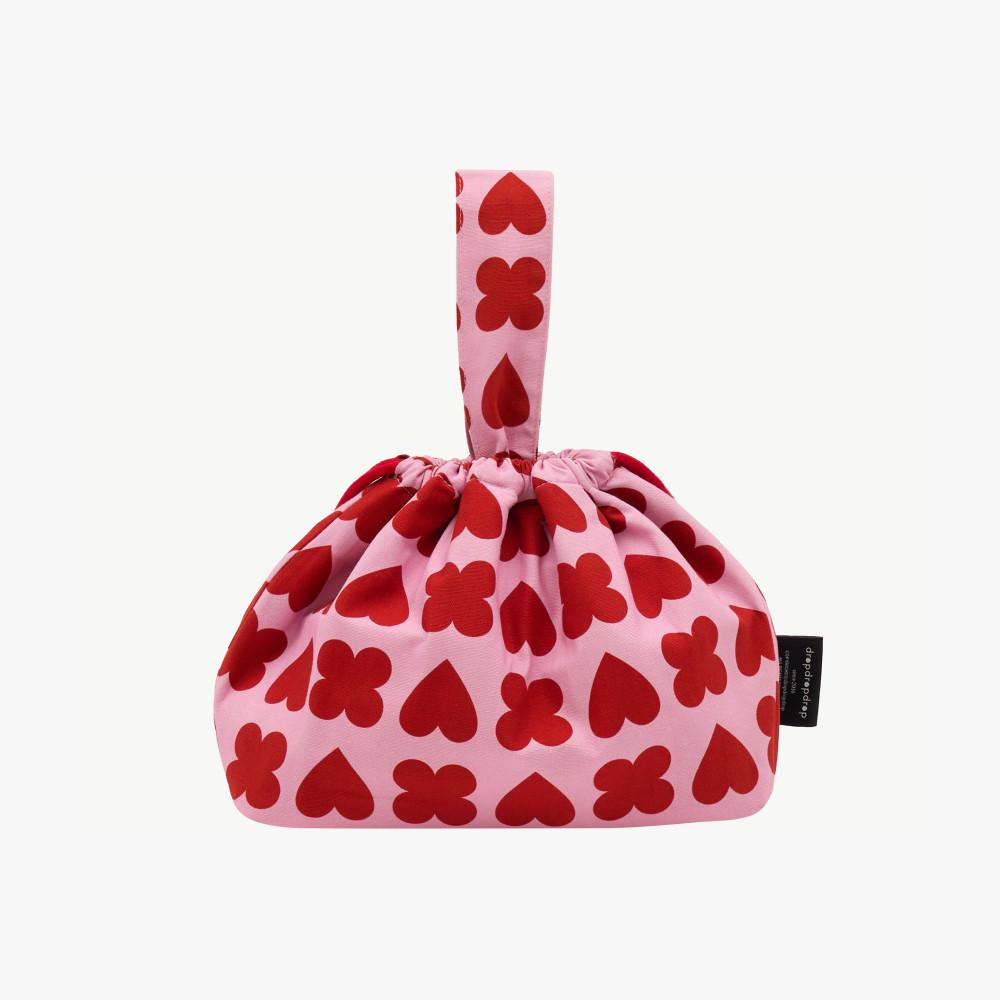 [드롭드롭드롭] 보온보냉 도시락가방 딜리백 LUCKY HEARTY CHERRYBERRY