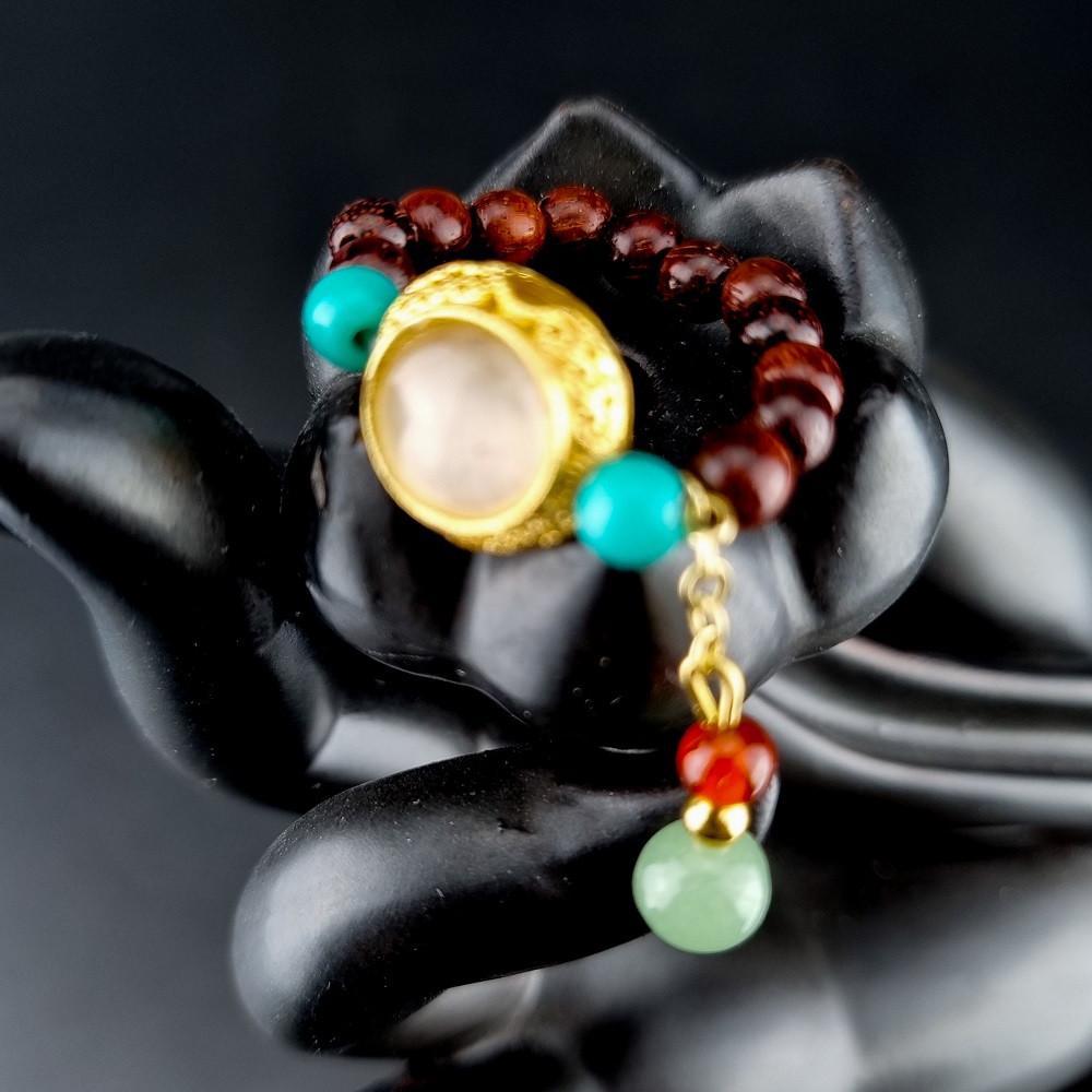 염주반지 패션반지 반야심경 소원 부처 부처님 스님