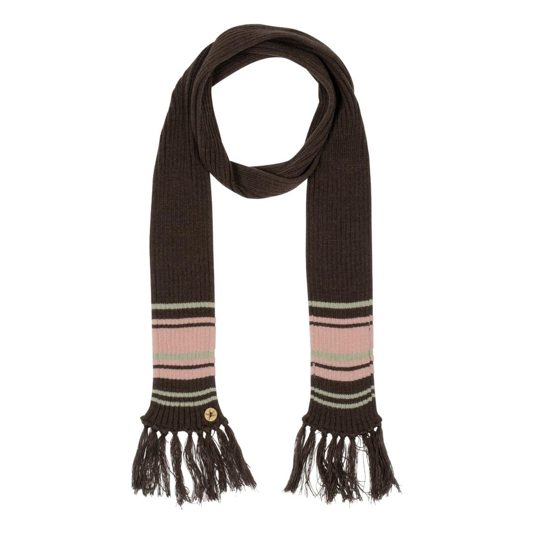 TCM mini logo button color muffler (brown)