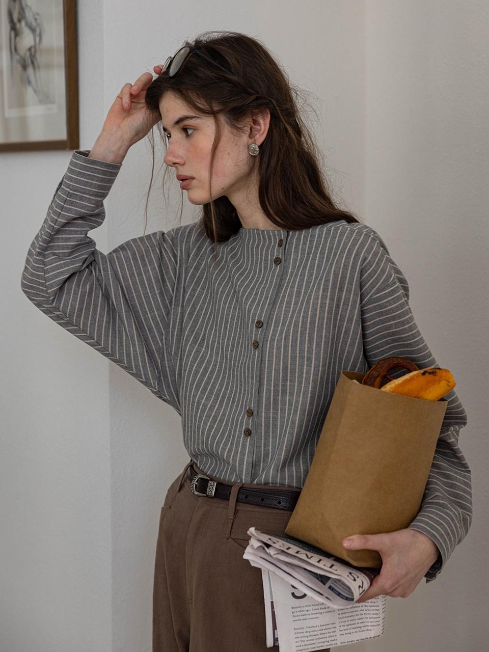 데일리아트 10/17예약배송_DA_Boat collar long sleeve blouse_2color DA_Boat collar long sleeve blouse_2color