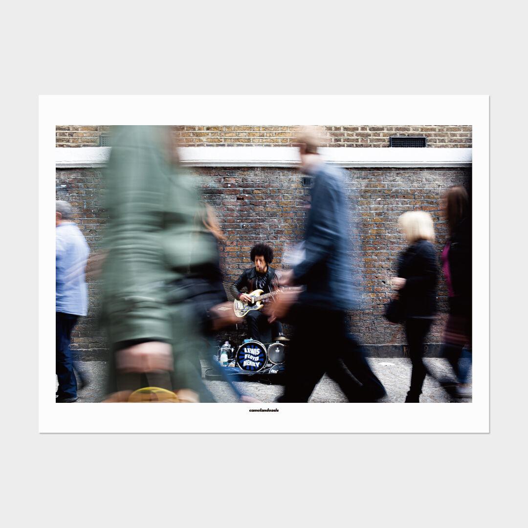 Untitled 08 런던 버스킹 음악 포스터