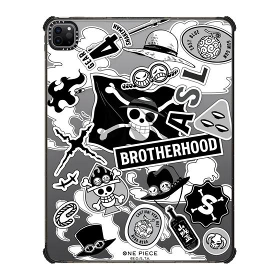Brotherhood Monotone Sticker iPad Case
