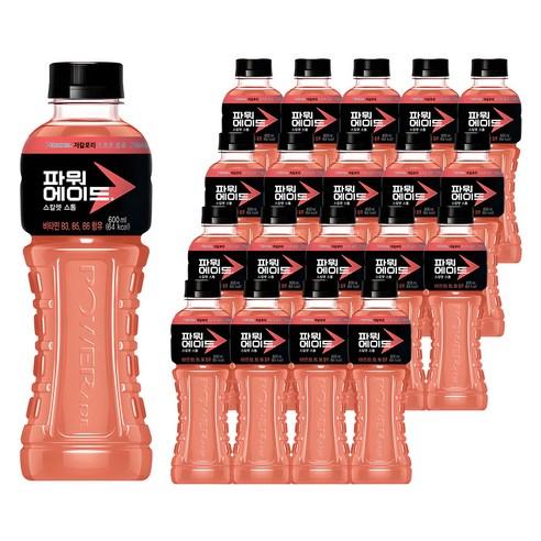 파워에이드 스칼렛스톰, 600ml, 20개 - 스포츠/이온음료 | 쿠팡