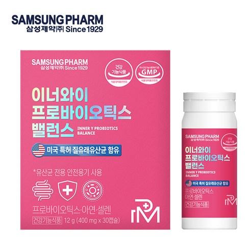 삼성제약 이너와이 프로바이오틱스 밸런스 질유래유산균, 30정, 1개 - MCT오일/영양제 | 쿠팡