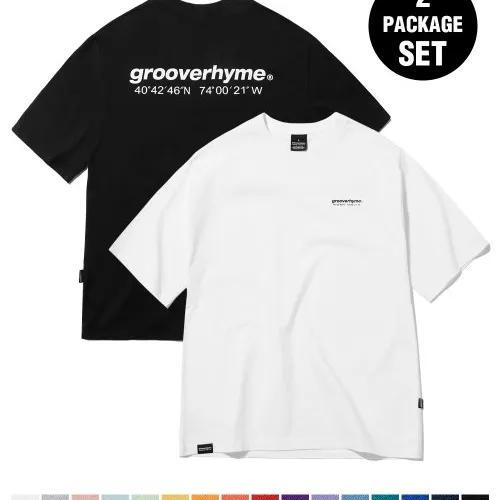 1+1❤️ 그루브라임 NYC 로케이션 티셔츠 18컬러 LOCATION T-SHIRT