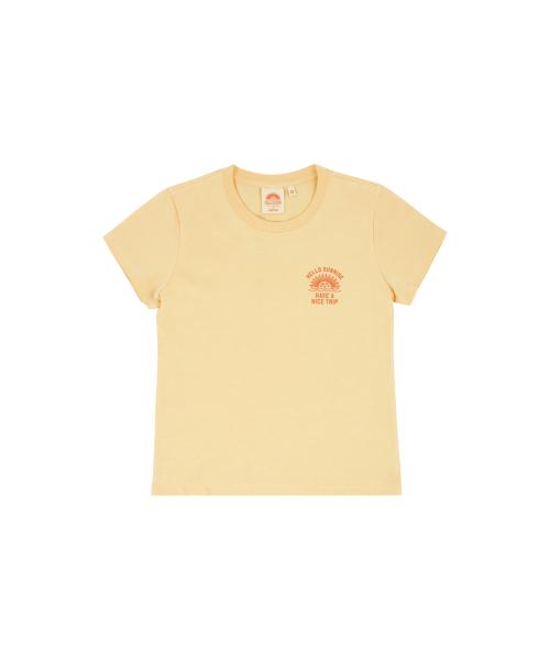 HS Shorts Sleeve Tee(W)_Butter Yellow