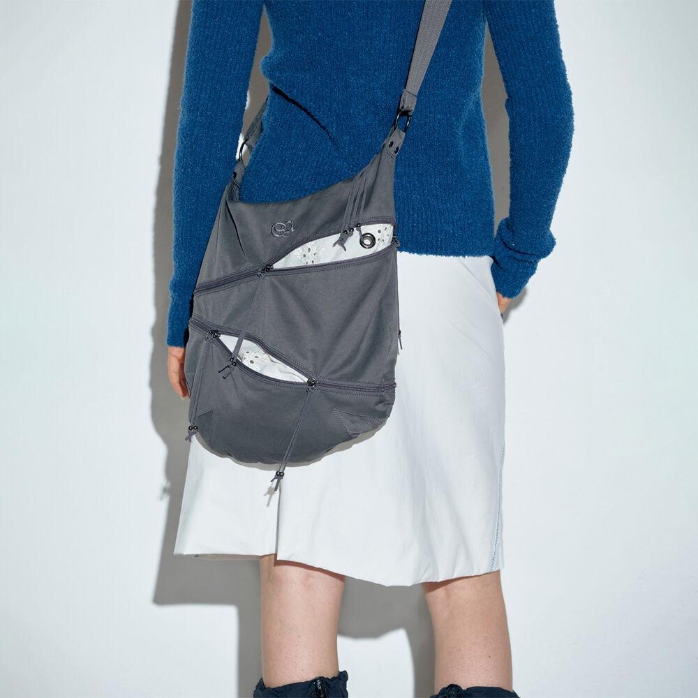 Expendable Hobo Bag D.Gray