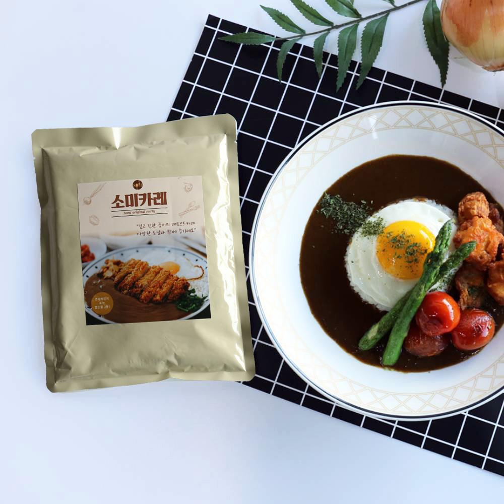 소미카레 500g - 일본카레 소스, 진한 즉석 레토르트 간편 일본식 와후 커리 [원산지:일본]