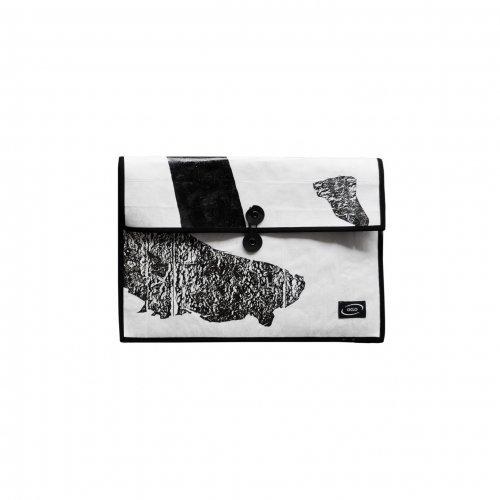 UPCYCLING POUCH - black & white