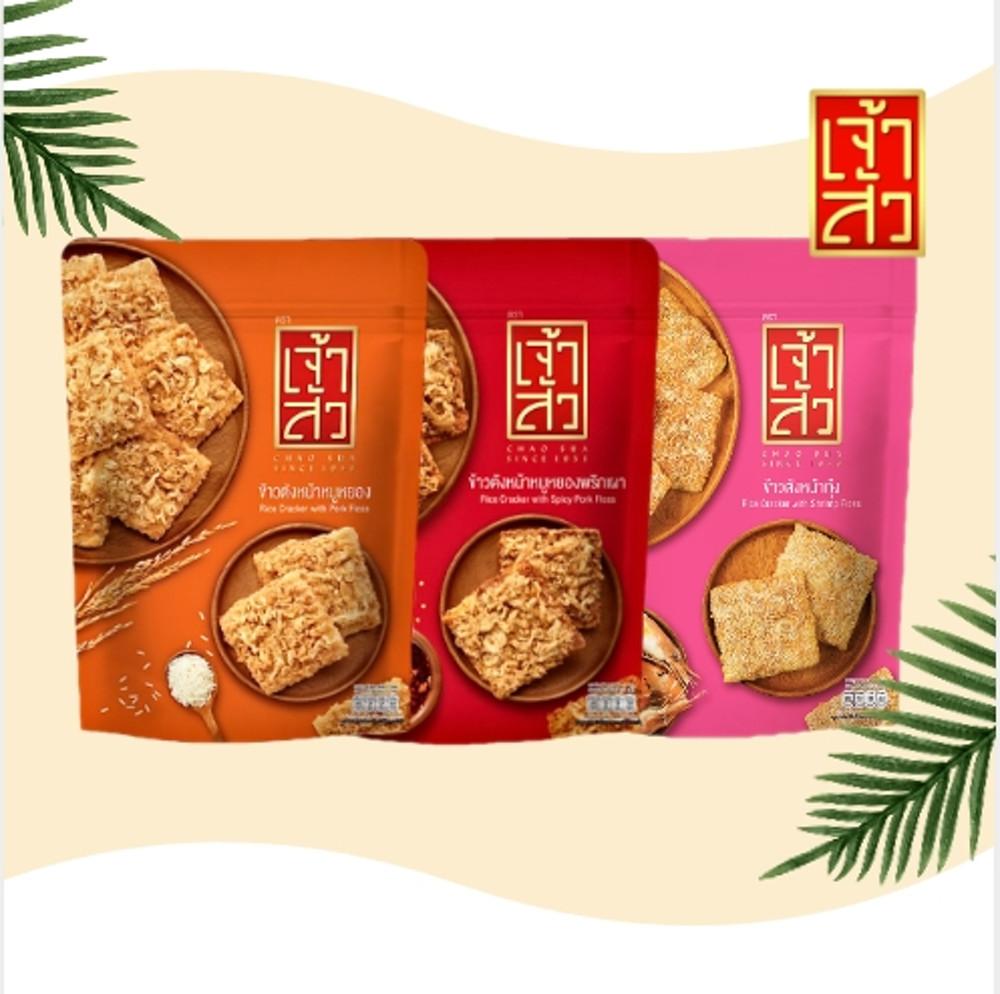 태국쌀과자 차오수아 매운맛 태국음식 차오쑤아 CHAOSUA 돼지고기과자