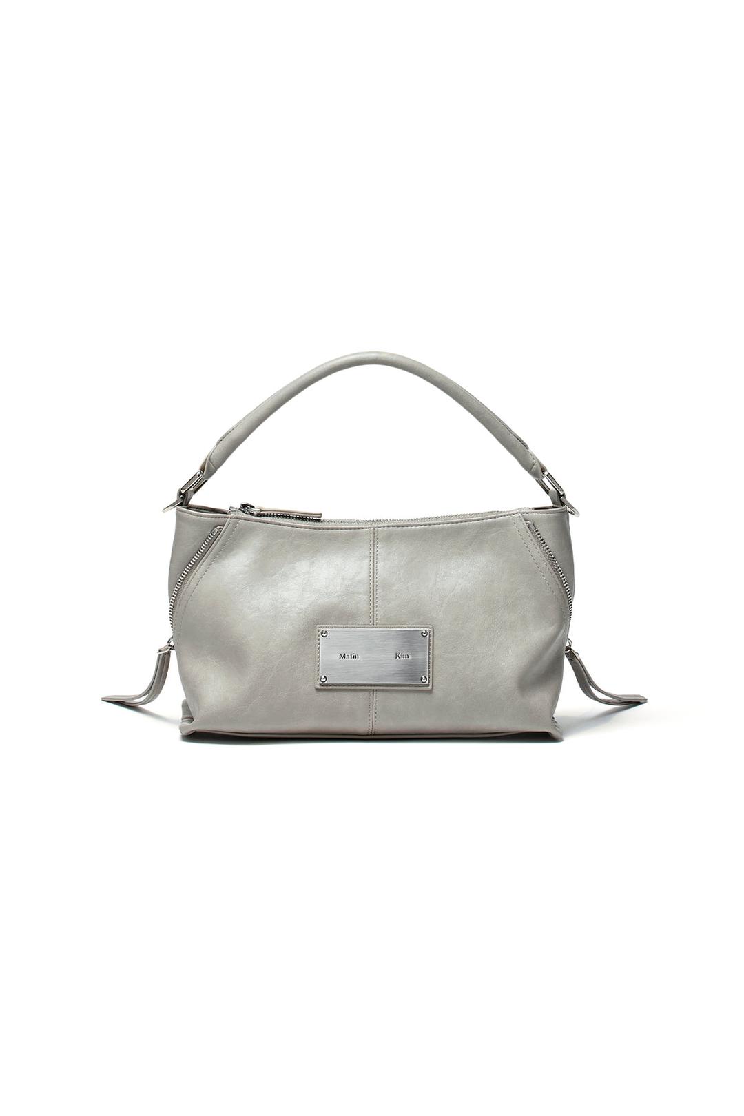 SIDE ZIPPER TWO WAY BAG IN GREY