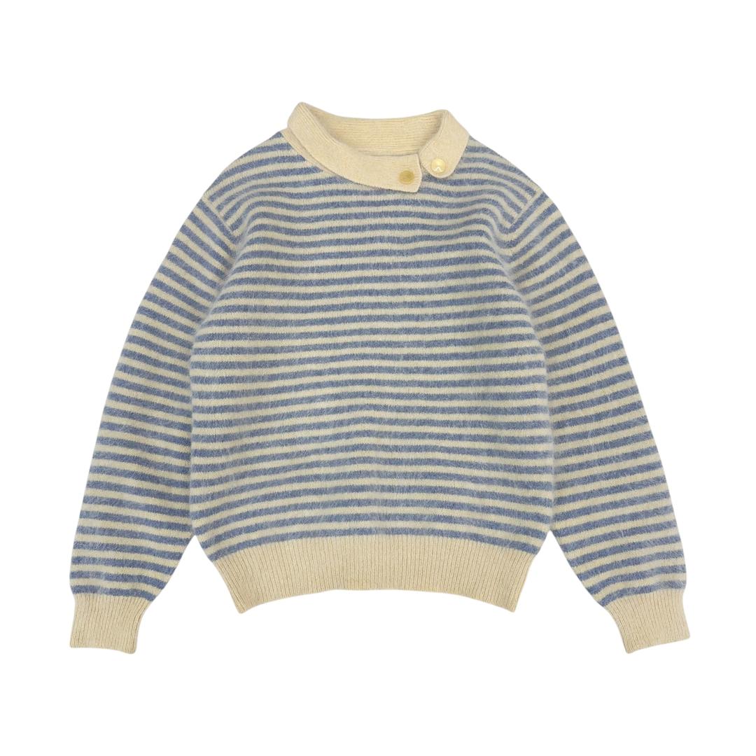 Soft stripe knit top