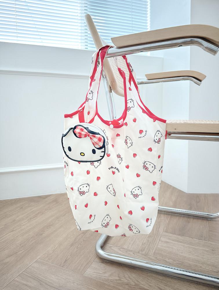 데일리 헬로키티 장바구니 / 파우치 키링 / 접이식가방