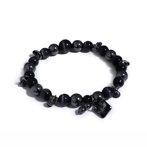 Black catseye bracelet