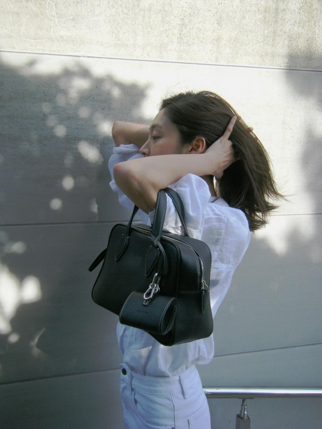 lauren24 tote bag(M)(black)
