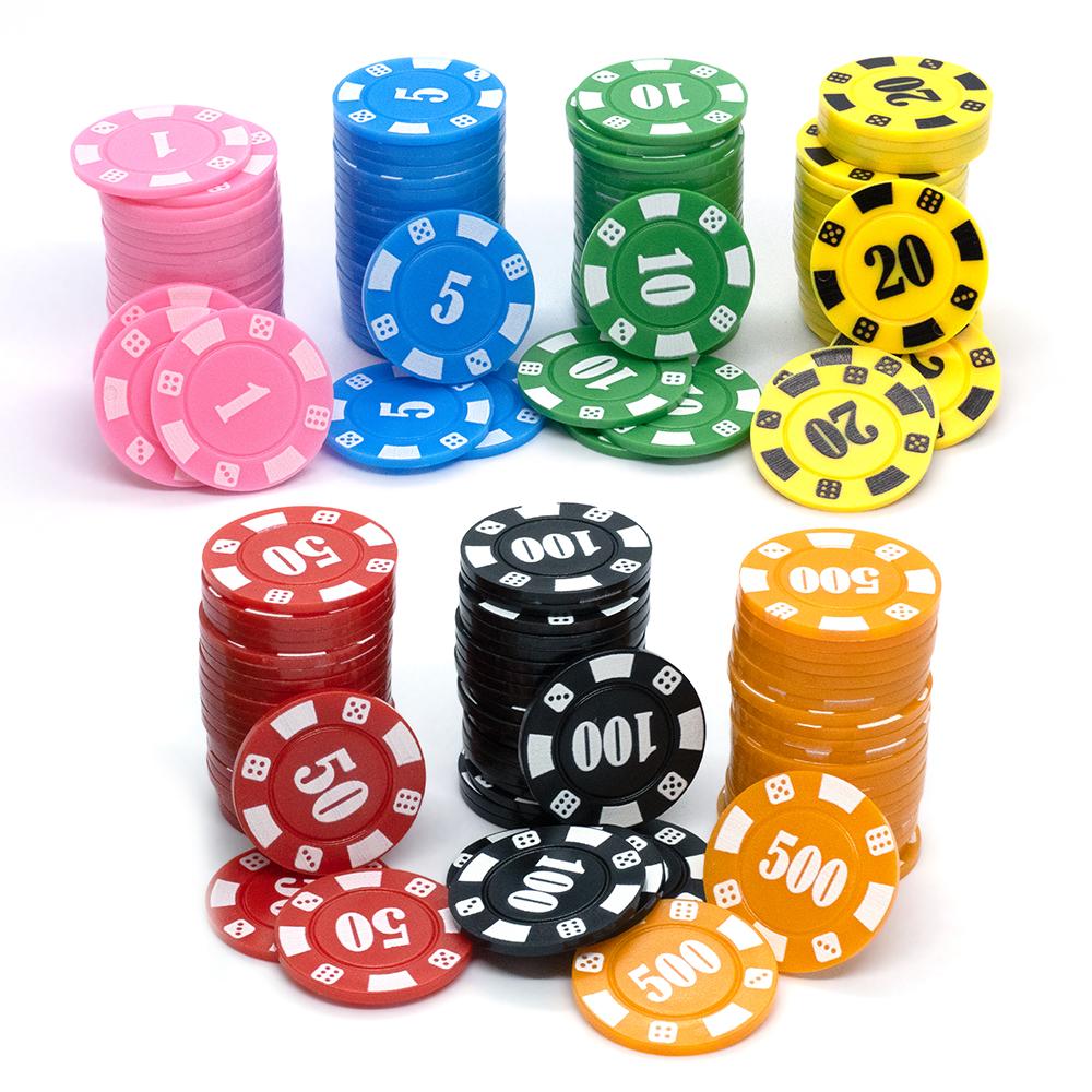 플라스틱 포커칩 3종 / 보드게임부품, 포커매트, 포커카드