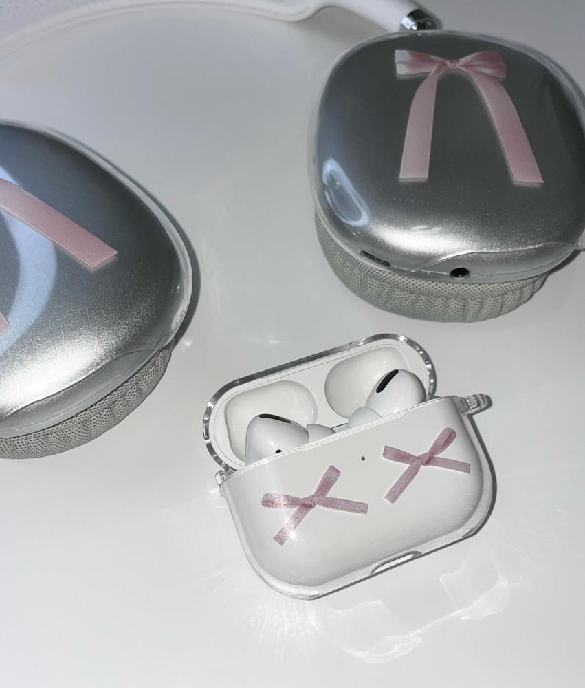 ribbon airpods case 리본 에어팟 케이스