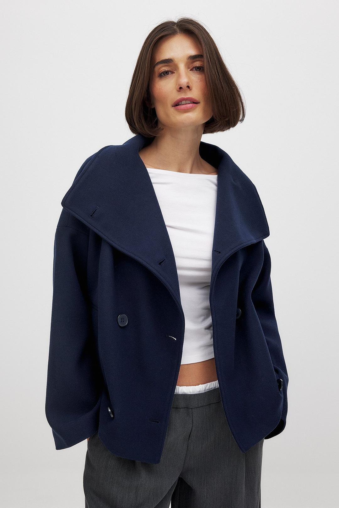 Double Breasted Short Coat