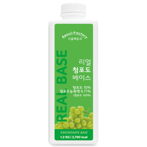 서울팩토리 리얼 청포도 베이스, 1.2kg, 1개