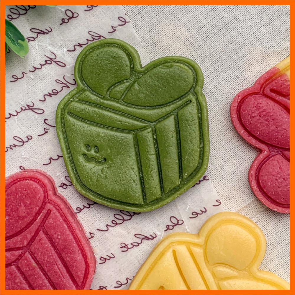 선물상자 쿠키커터 귀여운 캐릭터 쿠키틀