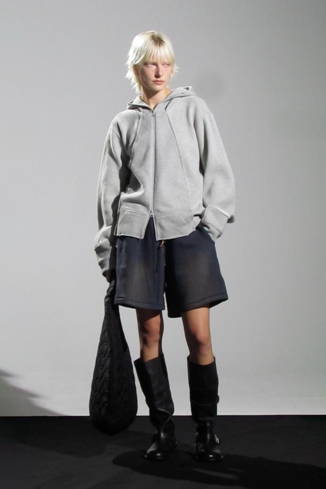Basel Reformed Hoodie Zip-Up gray