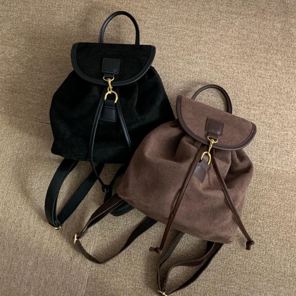 스웨이드백팩 복조리백팩 보부상백팩 미니배낭