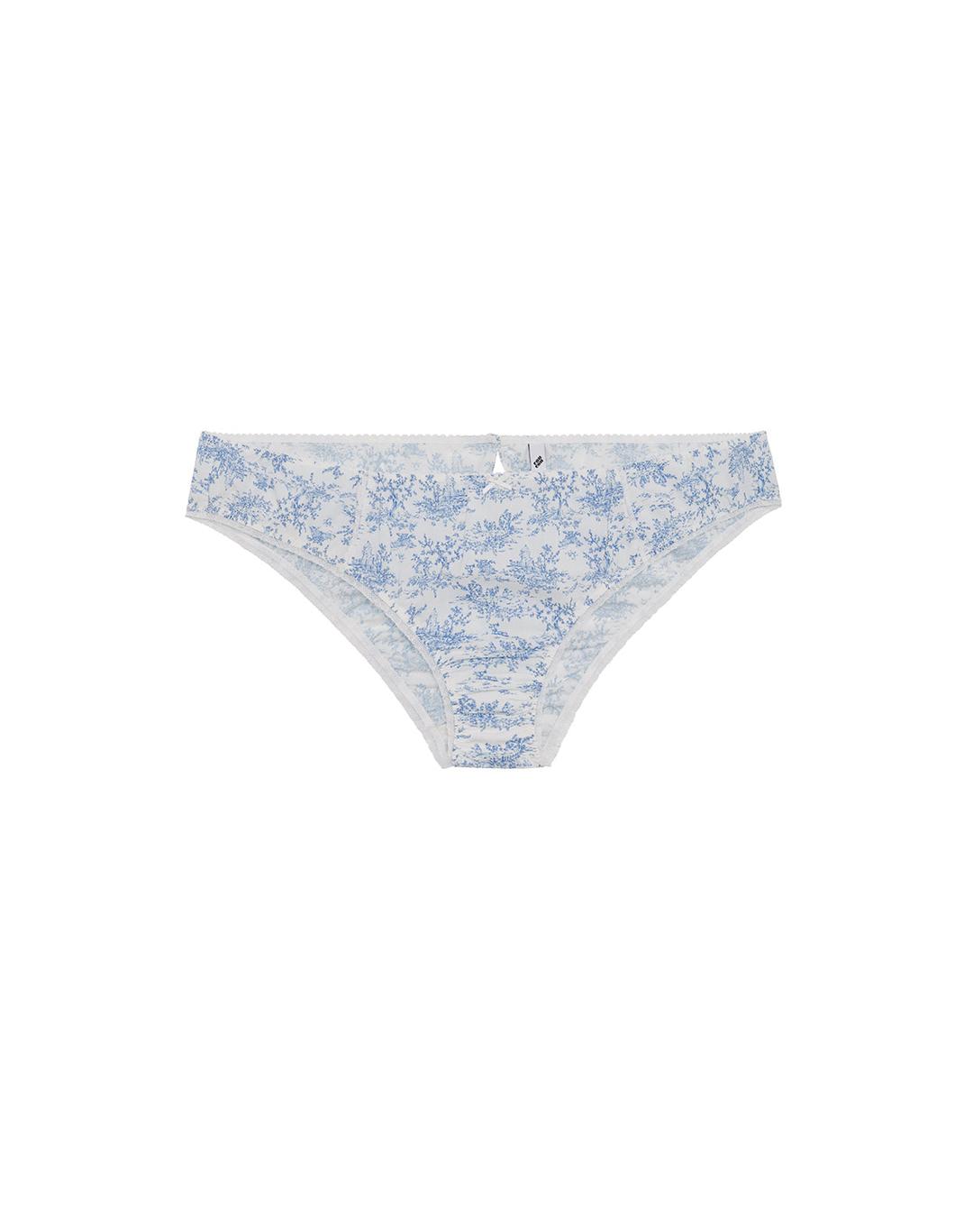 The French Brief: Cotton Voile Toile De Jouy - XXS