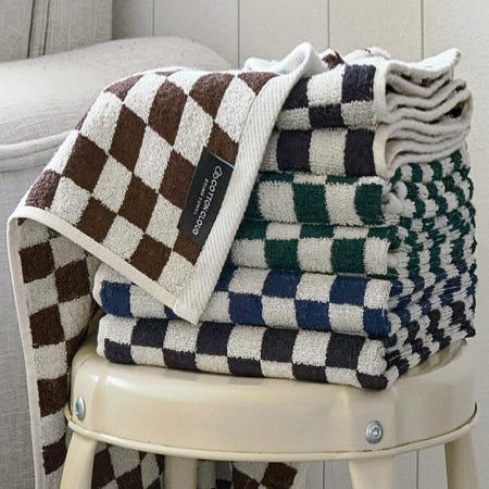 코튼클라우드 디자인 선염 하이브리드사 호텔 수건 타일드 뱀부 40수 타올 답례품 제작