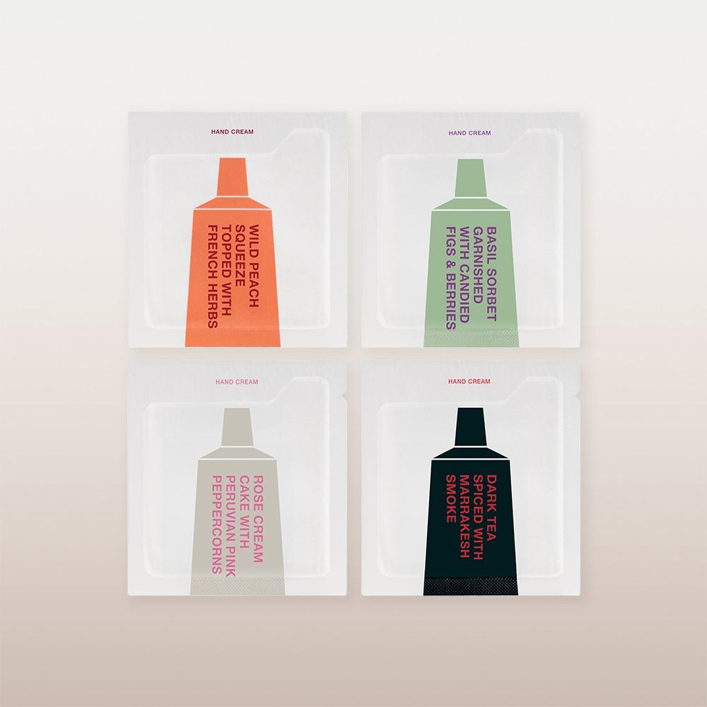 쿠오카 핸드크림 1ml 4종 SET