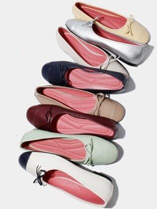 핸드메이드 레더 발레리나 플랫슈즈 ｜ 10Colors