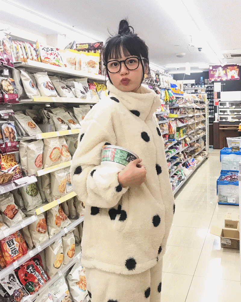 노어슨 DOT FLEECE PAJAMA SET