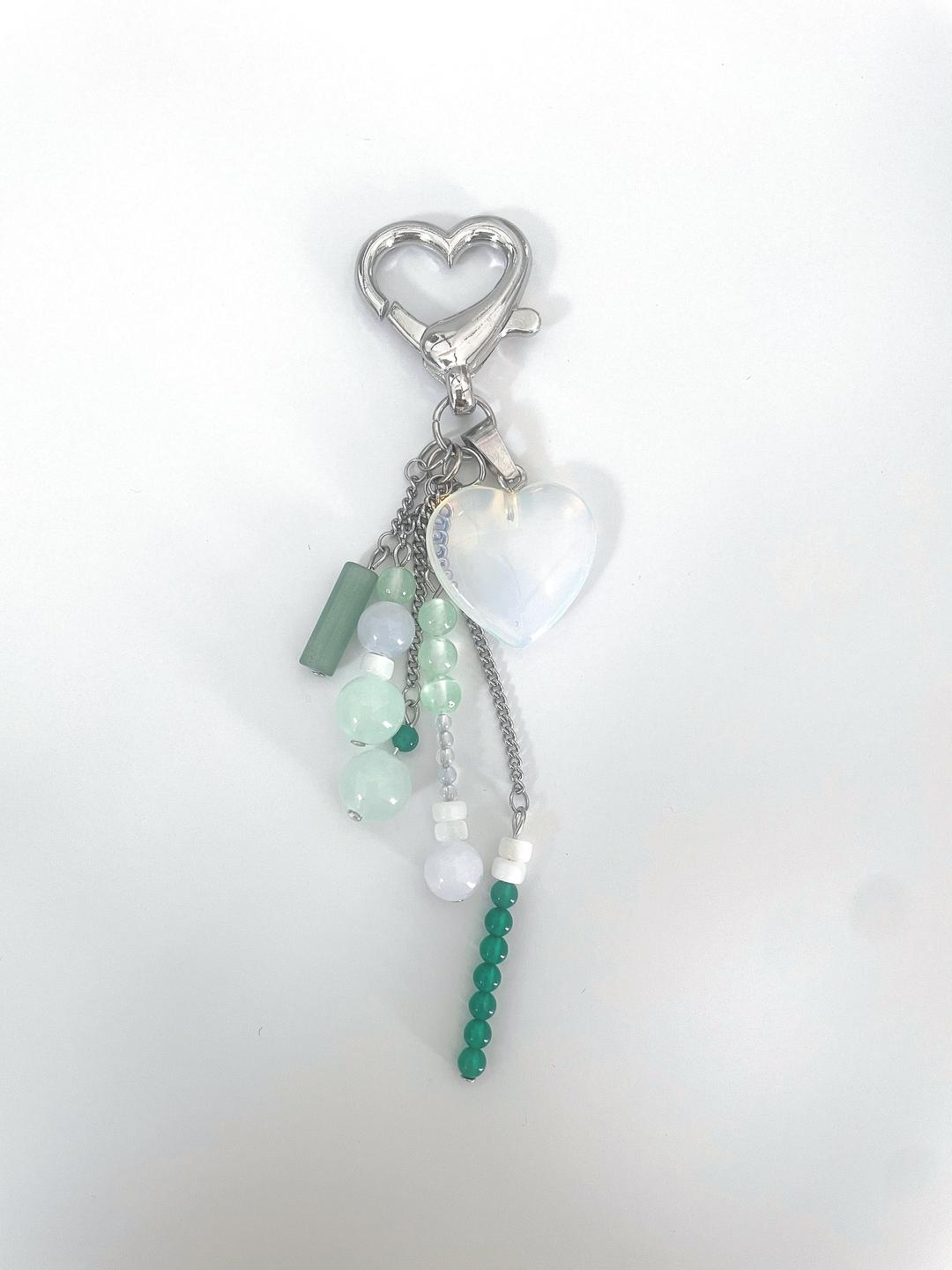 여름비 Gemstone Keyring