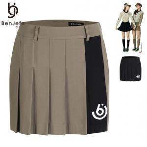 벤제프 김천모다 배색로고 플리츠 큐롯 BN4QWCU612