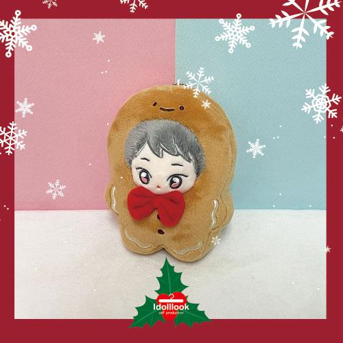 아이돌룩 (크리스마스)진저쿠키침낭 10cm 아이돌 인형옷