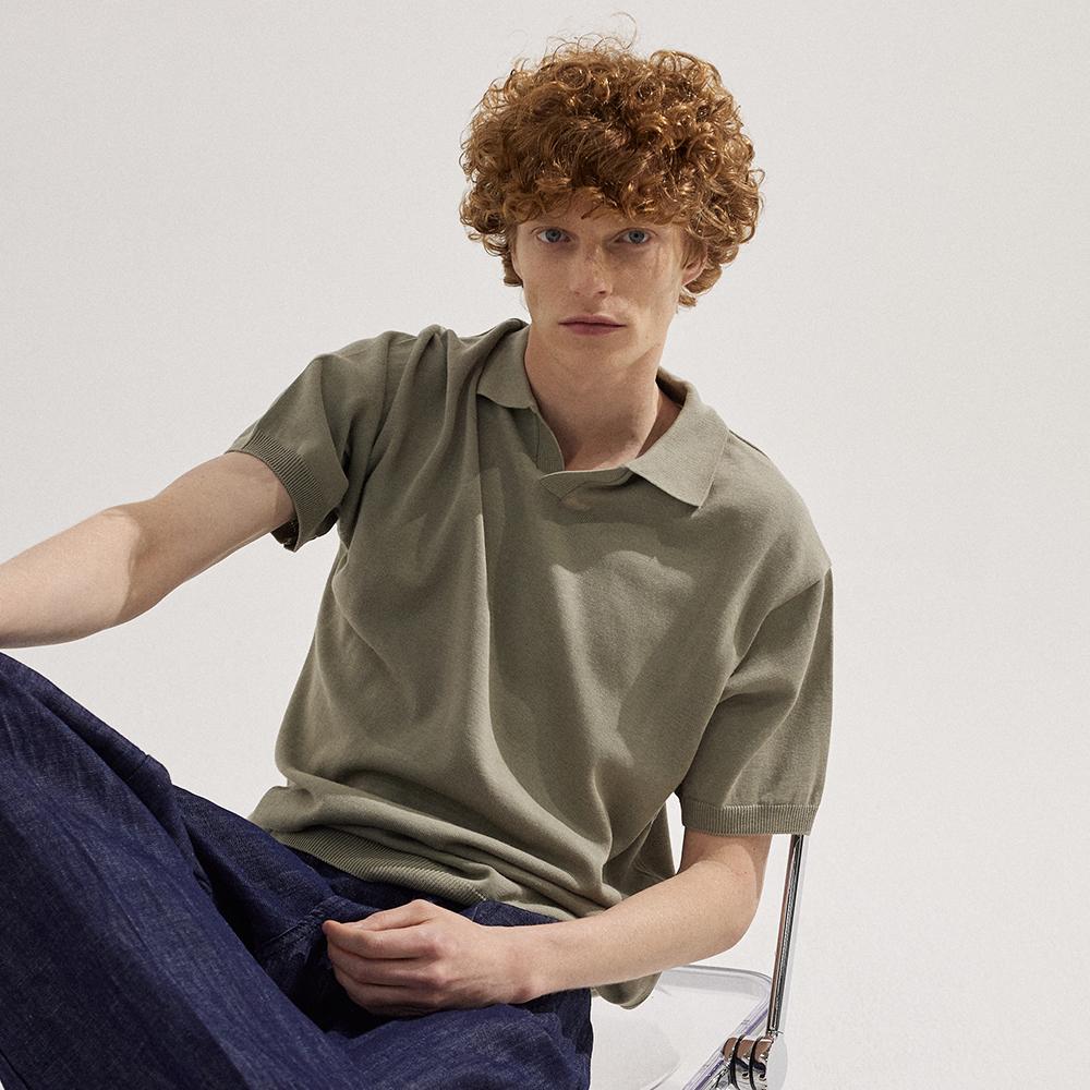 [클래식 라인] 기계세탁이 가능한 여름 반팔 니트