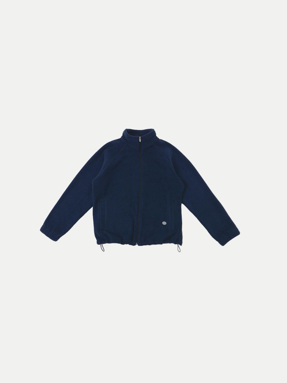 TeddyBear Love Winter Fleece Zip-Up Milky Navy