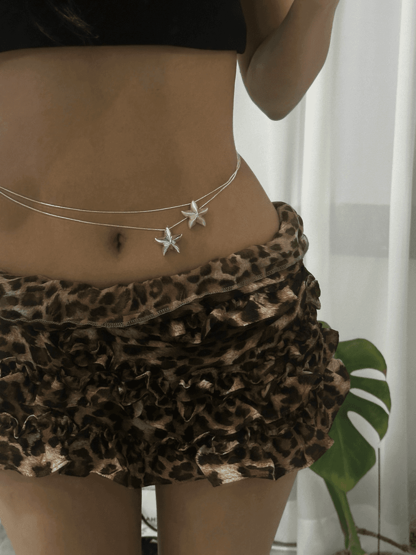 Hawaiian flower star necklace (2 TYPE)